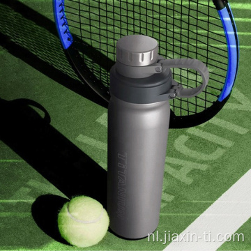 titanium waterfles OEM sportketel met grote capaciteit;